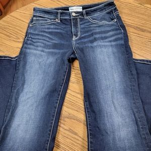 Women's buckle jeans